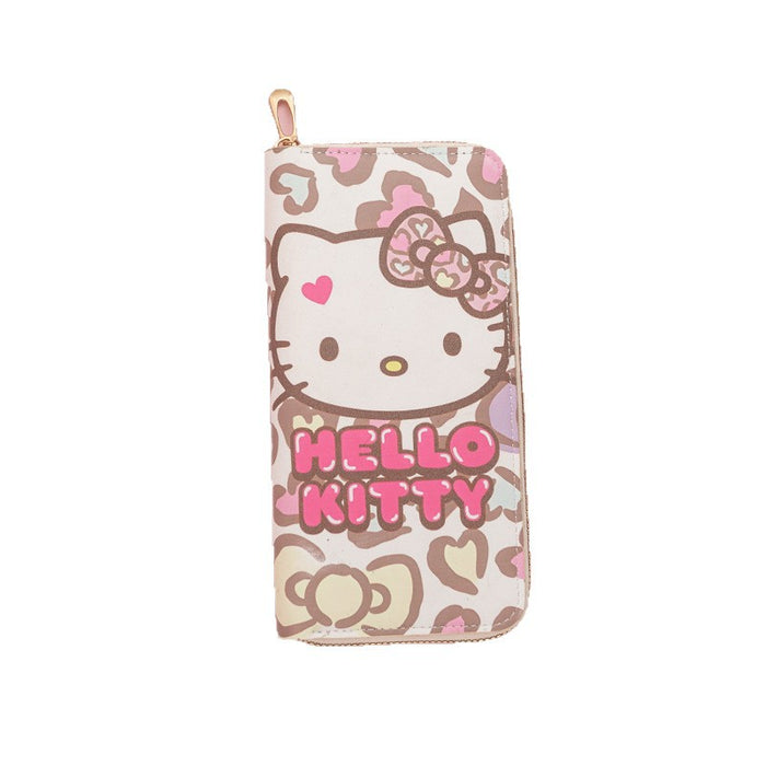 Wholesale Cute cartoon long wallet for girls made of PU material