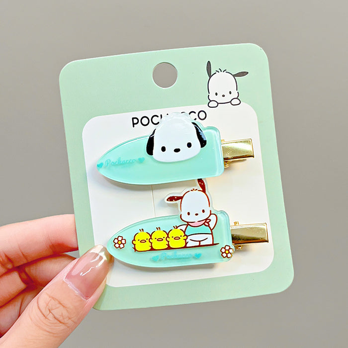 Wholesale Cartoon Resin Hairpin JDC-HC-HengX014