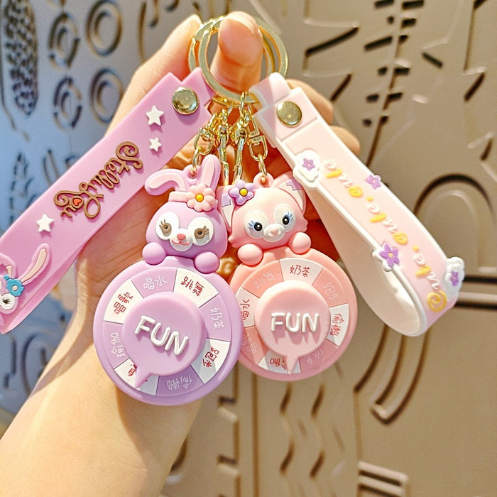 Wholesale Silicone Cartoon Doll Keychain JDC-KC-MingT195