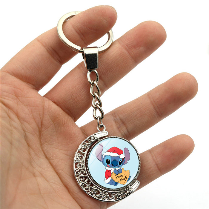 Wholesale Cartoon Alloy Rotating Keychain JDC-KC-HengX027