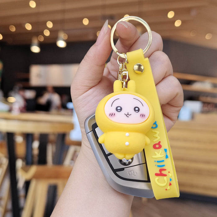 Wholesale Cartoon Silicone Doll Keychain JDC-KC-ZhuoRan017