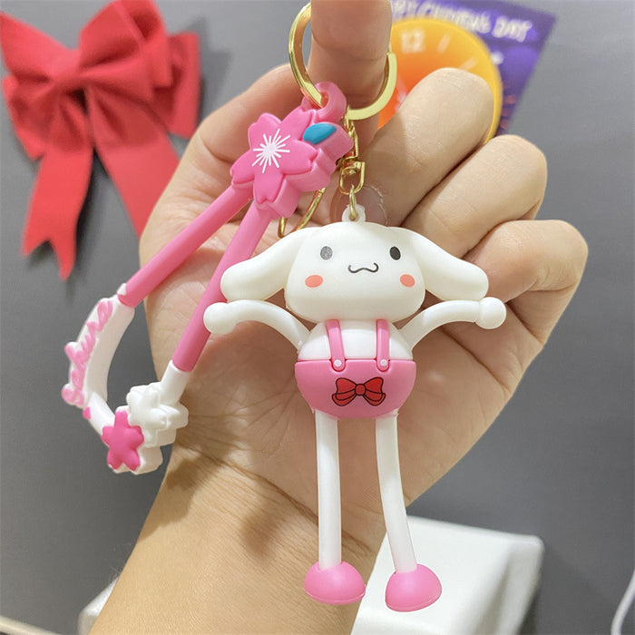 Wholesale PVC Cartoon Doll Keychain JDC-KC-WuYi032