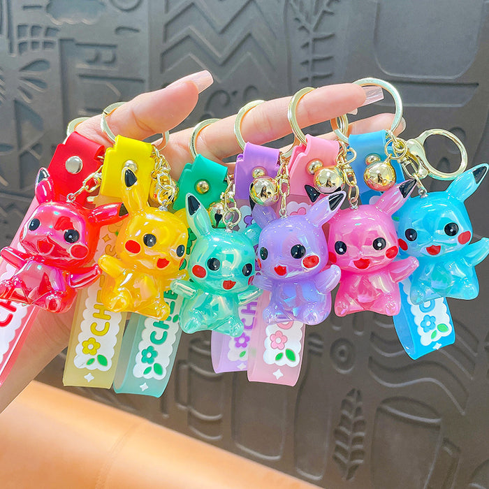 Wholesale Acrylic Glossy Mini Doll Keychain JDC-KC-YanG040