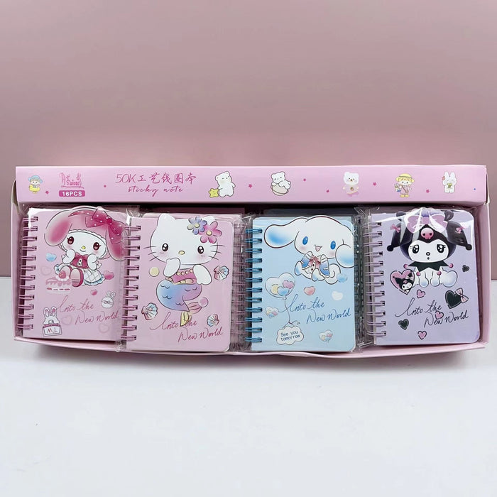 Wholesale 16pcs Creative Cartoon-Shaped Coil Notebook for Students