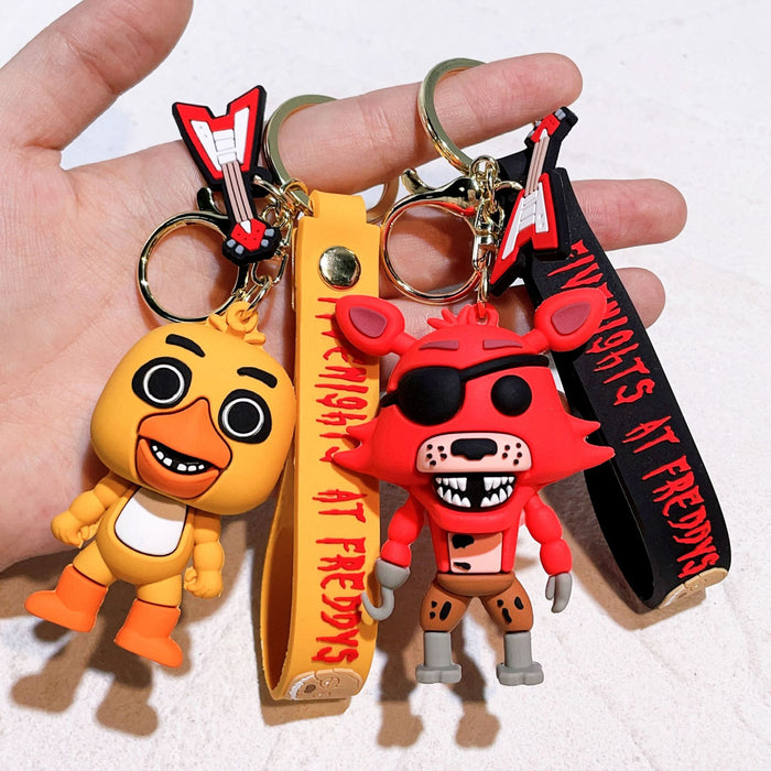 Wholesale Cartoon Doll PVC Keychain JDC-KC-Qiwei002