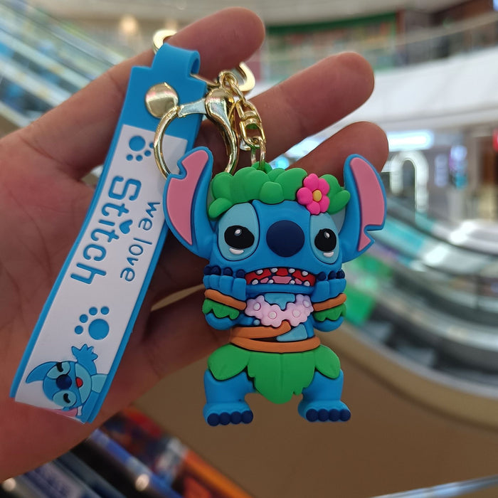 Wholesale Cartoon Silicone Anime Keychain JDC-KC-YiChang040