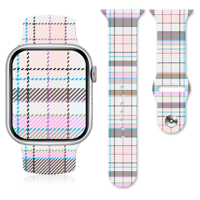 Wholesale Printed Silicone Watch Strap Wrist Strap JDC-WD-NuoQi074