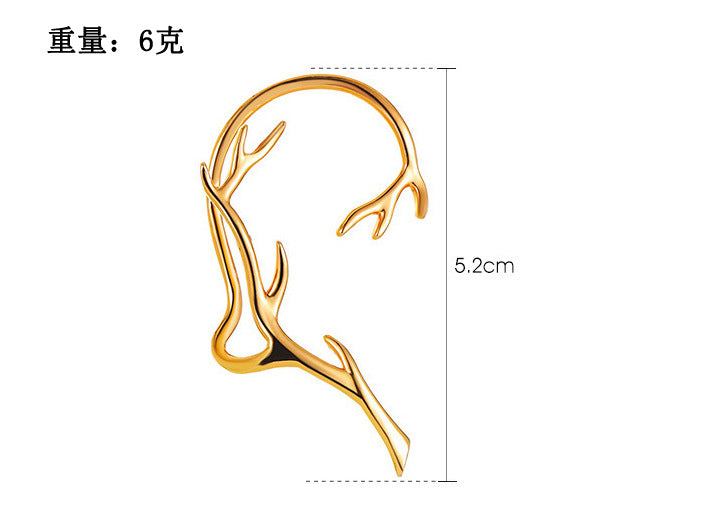 Wholesale earrings alloy without piercing exaggerated MOQ≥2 JDC-ES-MiaoL001