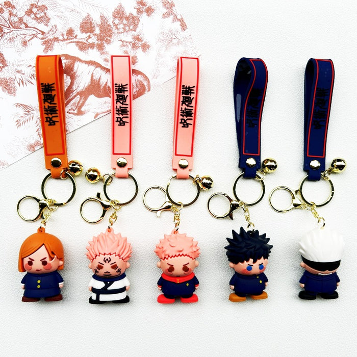 Wholesale PVC Cartoon Doll Keychain JDC-KC-WuYi190