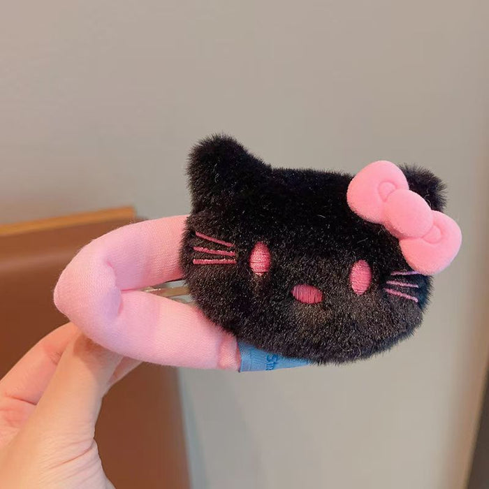 Wholesale Cute plush hair clip, bow, cartoon hair clip