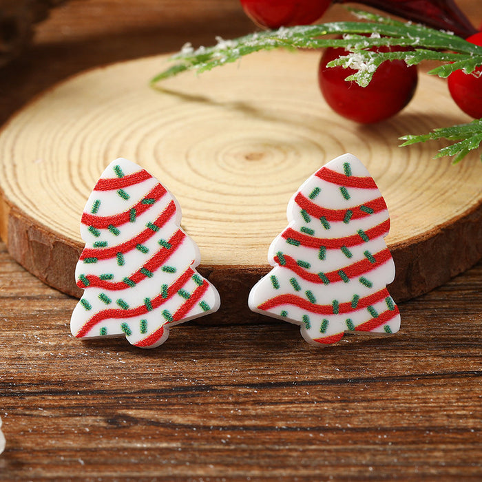 Wholesale Light luxury Christmas earrings earrings for women,  design sense niche fashion earrings