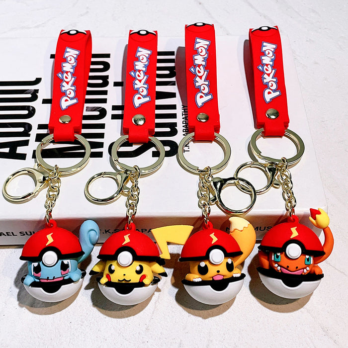 Wholesale Cartoon Silicone Doll Keychain JDC-KC-QiChao017