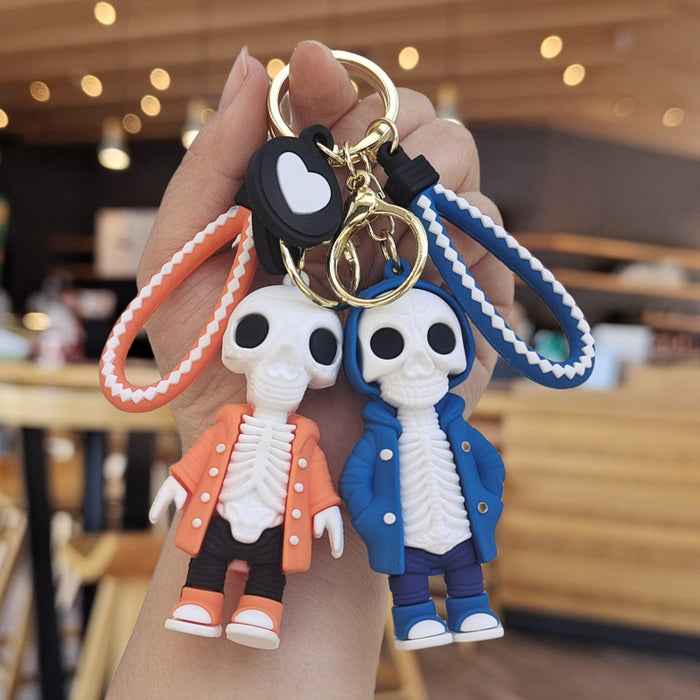 Wholesale Cartoon Silicone Doll Keychain JDC-KC-ZhuoRan030