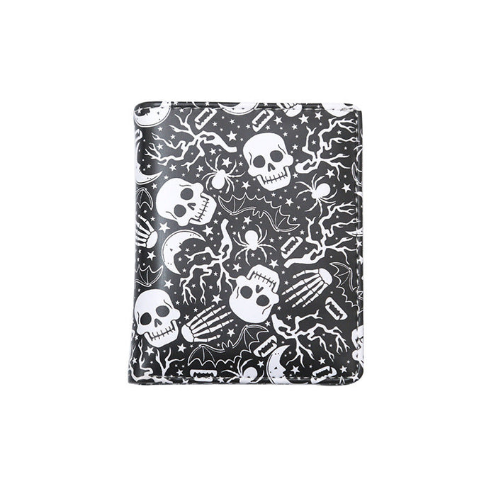 Wholesale Color Skull Compact Wallet JDC-WT-MaoMao002