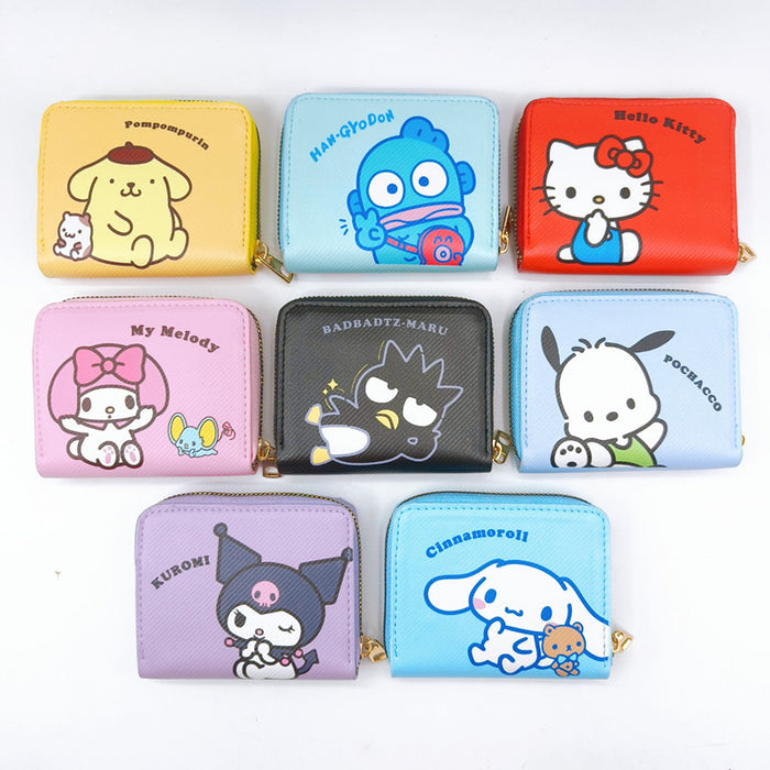 Wholesale Fashion Cartoon PU Zipper Coin Purse Cute Fish XO Design Multi Purpose Card Key Earphone Storage Pouch