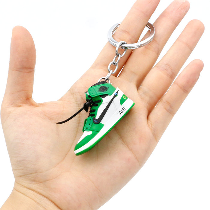 Wholesale PVC Mini Basketball Shoe Keychain JDC-KC-QLPing008