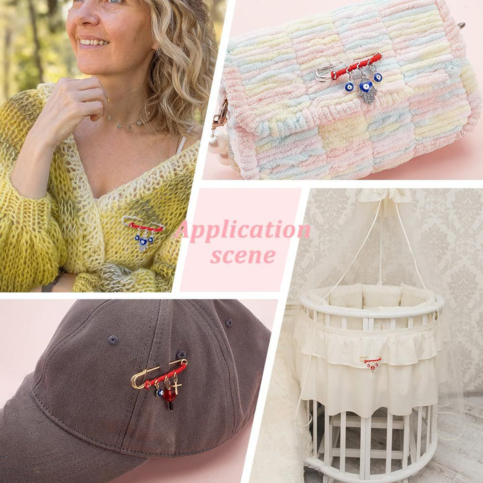 Wholesale Devil' s Eye brooch,  simple palm pin,  creative eye cross pendant,  blue eye heart brooch