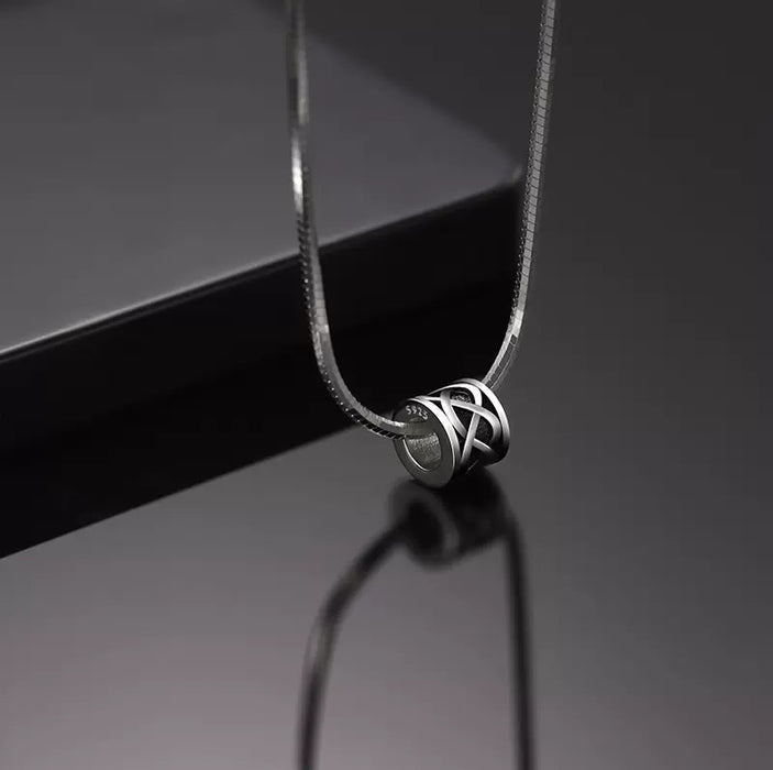 Wholesale Necklace for men, niche snake bone chain, small waist necklace, simple men's pendant