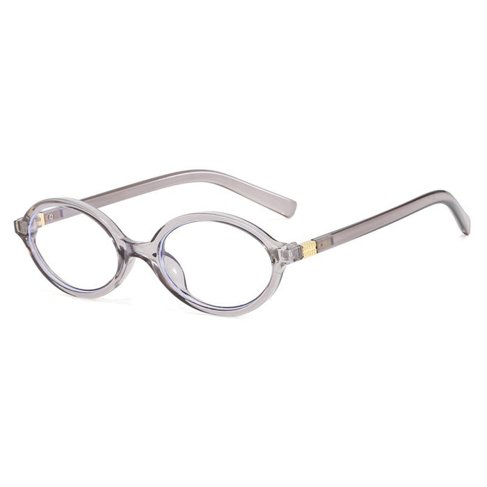 Wholesale Eyeframe for myopia, elliptical flat lens, small frame, retro glasses frame