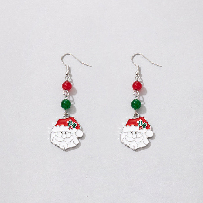 Wholesale Colorful Irregular Pearl Earrings Geometric Hip Hop Fashion Accessory MOQ≥2