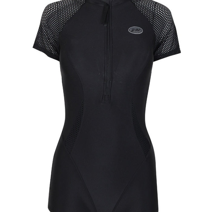 Wholesale Swimsuit one-piece high-end feeling slimming flat angle professional racing conservative swimming pool dedicated