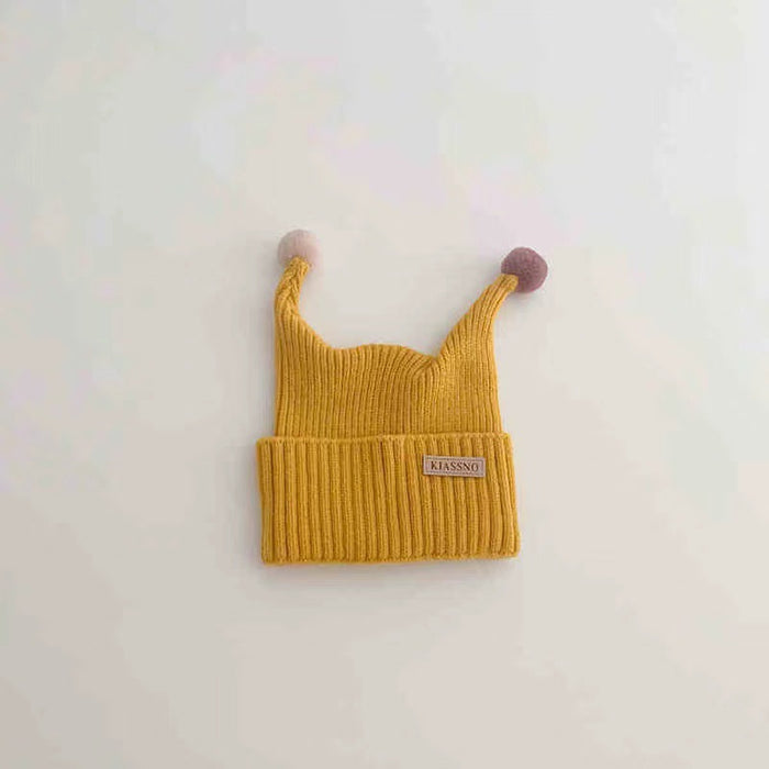 Wholesale Children' s Hat Winter Baby Wool Hat Knitted Christmas Warm