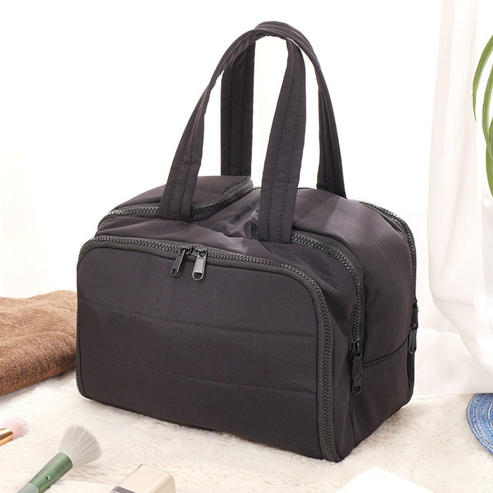 Wholesale Cotton Cosmetic Bag Sweet Style Portable Travel Makeup Organizer With Compartments For Daily Use
