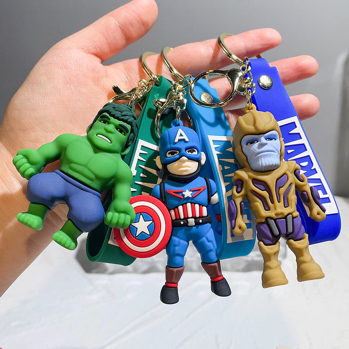 Wholesale Cartoon Avengers Marvel Keychains JDC-KC-QiChao002