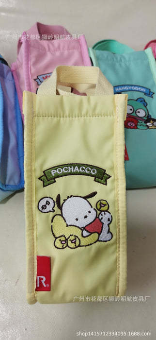Wholesale New Dog Handbag Cute Cartoon Water Cup Bag Diagonal Cross Handbag Embroidered Portable Cup Cover Bag