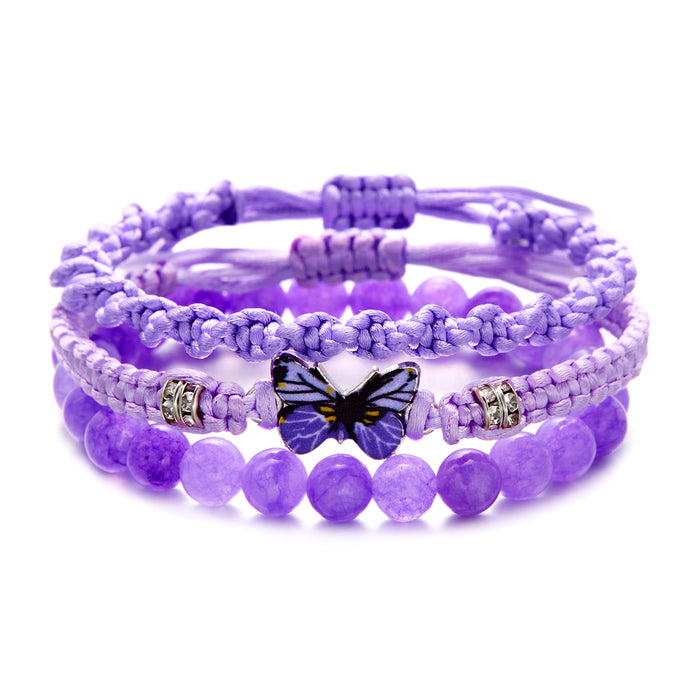 Wholesale  butterfly combination necklace fashion beads