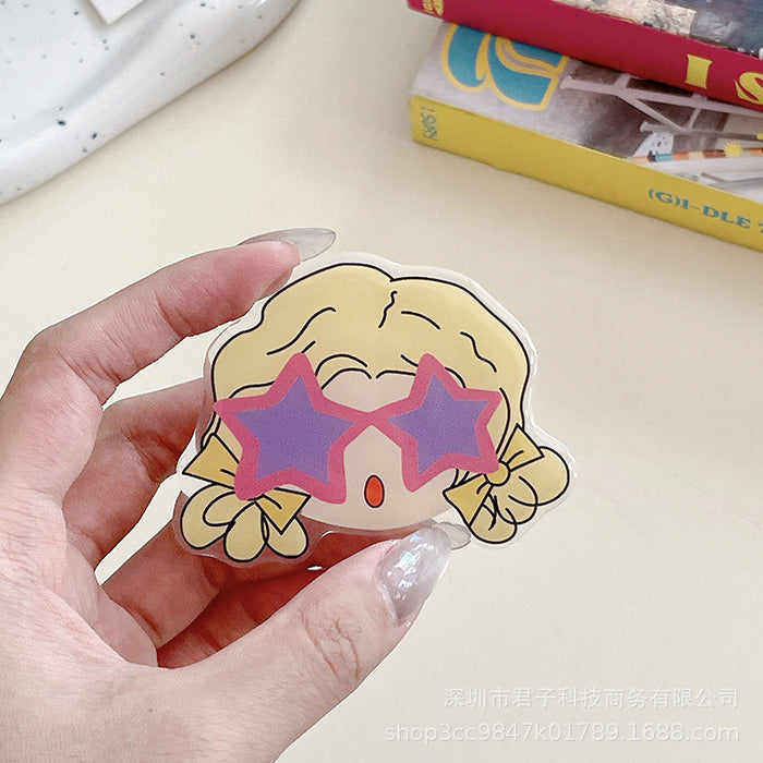 Wholesale Cartoon Cute Phone Airbag Acrylic Phone stand