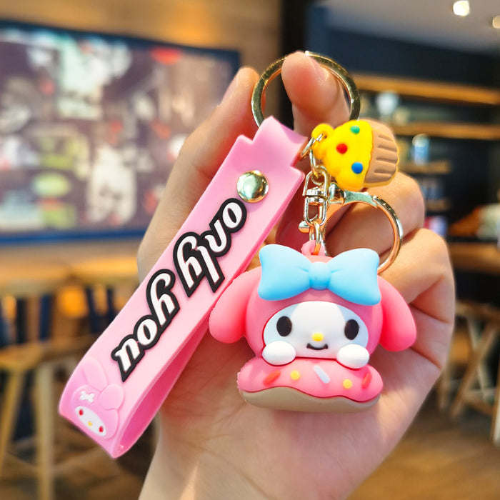 Wholesale Rubber Cartoon Doll Three-dimensional Keychain JDC-KC-Tingm092