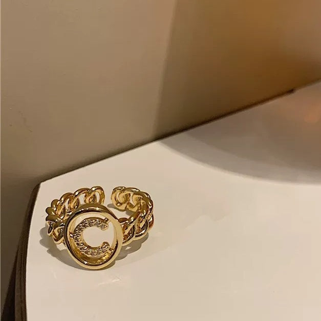 Wholesale Fashionable temperament, open mouth two-piece ring set, niche design, personalized combination, stacked index finger ring, ring