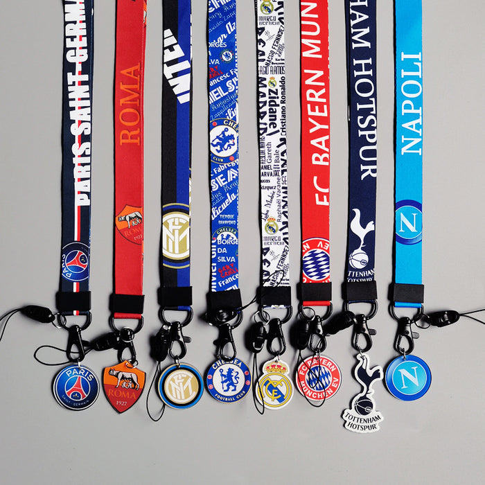 Wholesale Activity Football Mobile Phone Lanyard Keychains