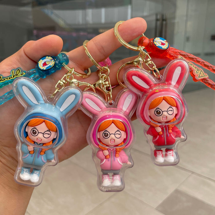 Wholesale Couple keychain, car keychain, cute doll, backpack pendant, exquisite small gift