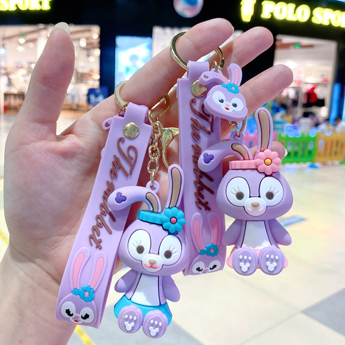 Wholesale Cartoon Rabbit Doll Car  Bag Hanging Keychain