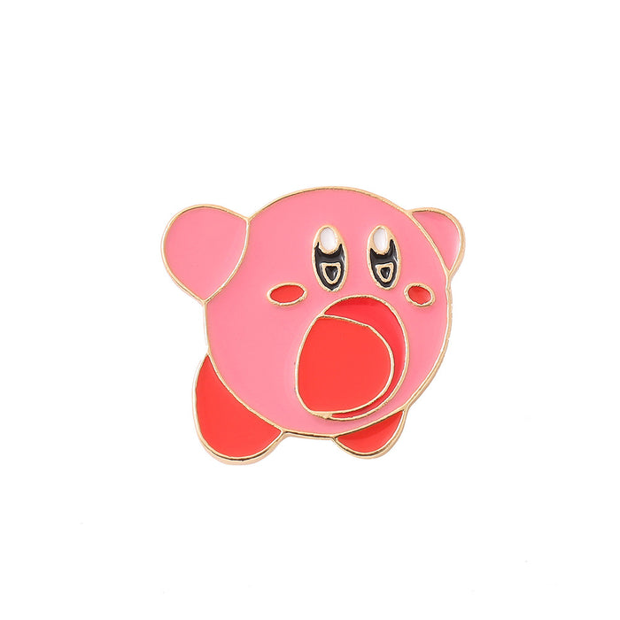 Wholesale Cartoon Game Metal Brooch Pin Electroplated Jewelry Accessory For Backpack And Clothing