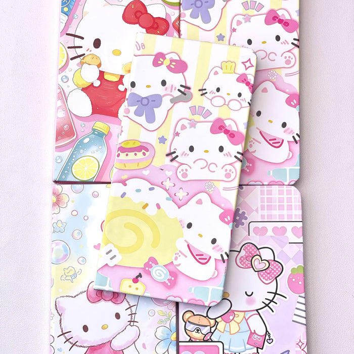 Wholesale Cute Cat Cartoon A5 Journal Notebook with Colorful Pages Stylish Student Diary