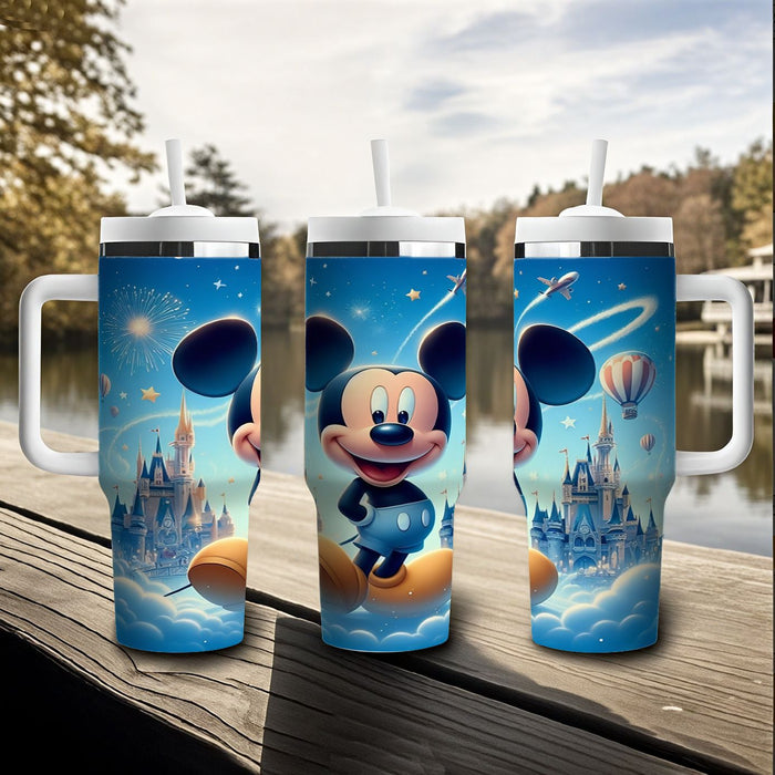 Wholesale Tumbler Cute Cartoon Pattern 40OZ Stainless Steel Car Ice Bullies Cup
