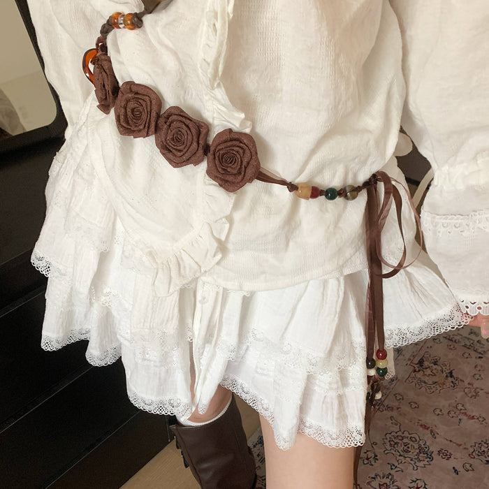 Wholesale Retro Boho PU Women S Rivet Belt Waist Belt For Dresses And Jeans Trendy Fashion Accessory Boutique Resale