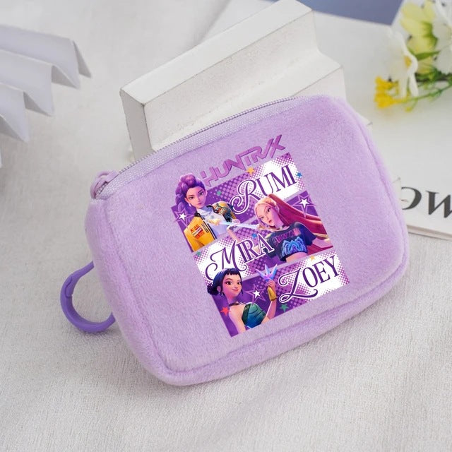 Wholesale KPop Devil Hunter Animal Coin Purse Cute Nylon Portable Wallet Casual Everyday Gift