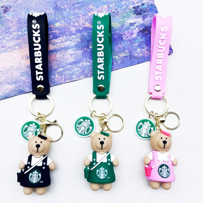 Wholesale PVC Cartoon Doll Keychain JDC-KC-WuYi107