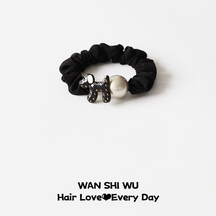 Wholesale Cartoon Puppy Hair Ring Large Intestine Hair Ring Rubber Band