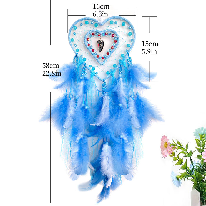Wholesale Metal Dream Catcher Hollow Heart Design Wedding Home Decor Hanging Ornament Gift MOQ≥2