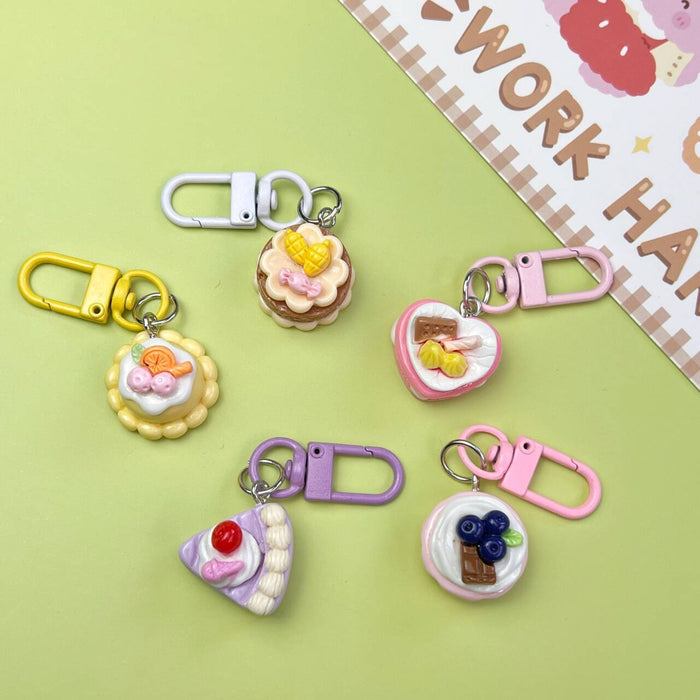 Wholesale Rainbow Cute 3D Keychain Girl's Bag Pendant Pendant