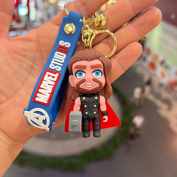 Wholesale Creative Soft Rubber Doll PVC Keychain (F) JDC-KC-XingS007