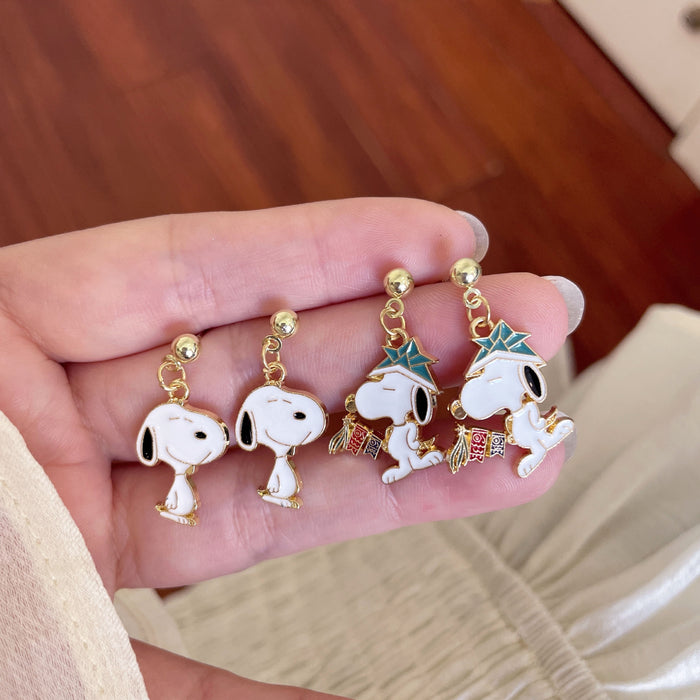 Wholesale Cute cartoon puppy earrings