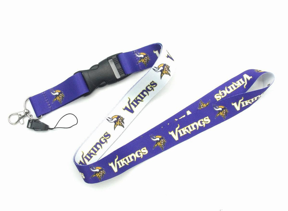 Wholesale Heat transfer rugby team mobile phone sling buckle Lanyard Keychain