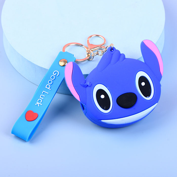 Wholesale Cute Silicone Cartoon Coin Purse Keychain Bag Trendy Unisex Wallet MOQ≥5