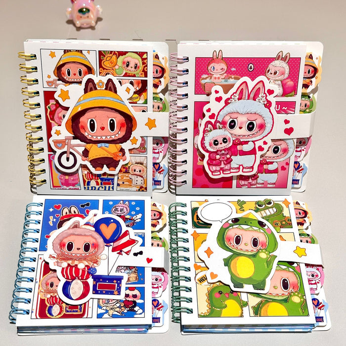 Wholesale A7 Coil Notebook Cute Cartoon Interlayer Notebook Memo Notebook Notebook Handbook